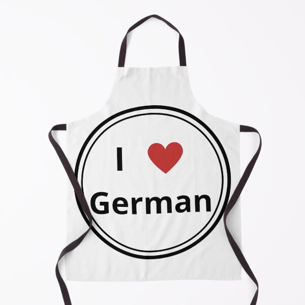 Item preview, Black and white circle of i love german designed and sold by language-des.