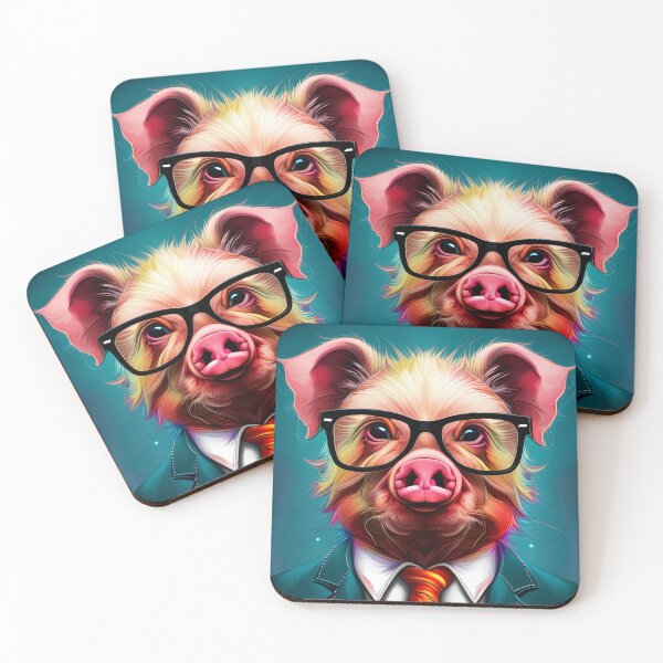 Item preview, Swine Spectacles A Splash of Liquid Art designed and sold by Posivibez Designs.