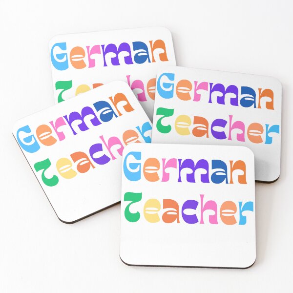 Item preview, Colorful and fun german teacher design designed and sold by language-des.