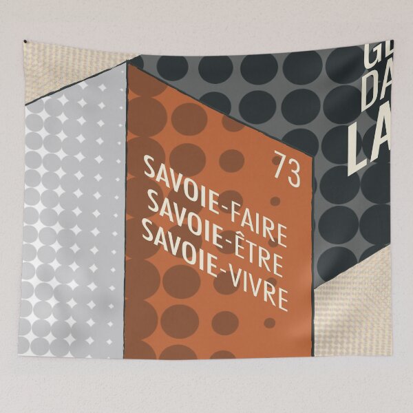 Item preview, Savoie-faire, Savoie-être, Savoie-vivre, 73, the departamentable slogan designed and sold by Cyrille BRG.