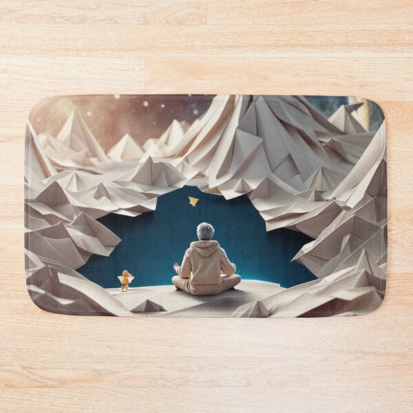 Item preview, Mindful Moon Man - Magical Edition - AI generated Art.  designed and sold by TheMindfulExpat.