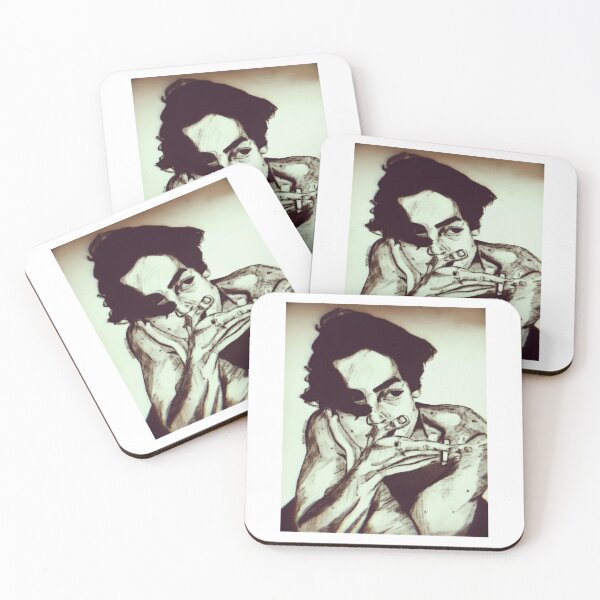 Item preview, Chillin Portrait in Charcoal designed and sold by nle-yana.