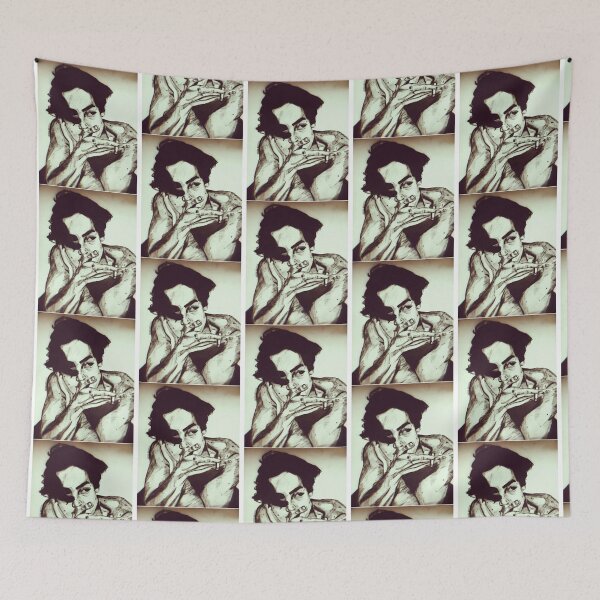 Item preview, Chillin Portrait in Charcoal designed and sold by nle-yana.