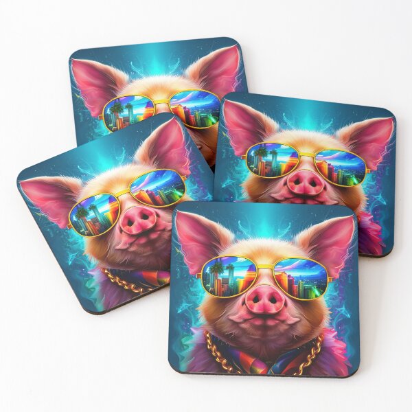 Item preview, Swine Spectacles A Splash of Liquid Art designed and sold by Posivibez Designs.