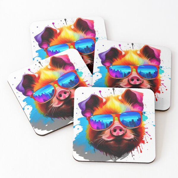 Item preview, Swine Spectacles A Splash of Liquid Art designed and sold by Posivibez Designs.