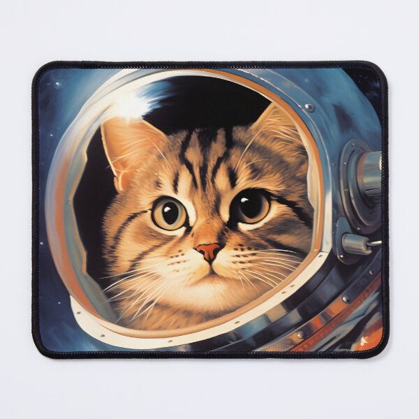 Item preview, Gray Cat Astronaut in Space Suit designed and sold by Je-we.