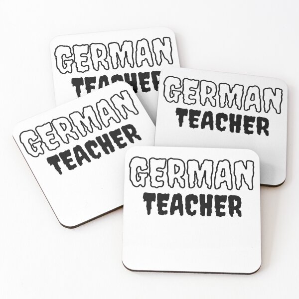 Item preview, German teacher scary letters designed and sold by language-des.