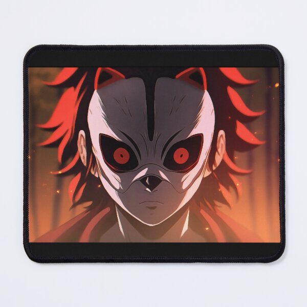 Item preview, Villian Masked Anime Character with Red Eyes designed and sold by visionreeve.