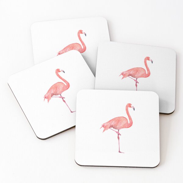 Item preview, Watercolor Pink Flamingo designed and sold by mandeemcd.
