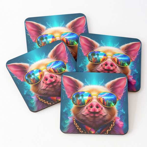 Item preview, Swine Spectacles A Splash of Liquid Art designed and sold by Posivibez Designs.