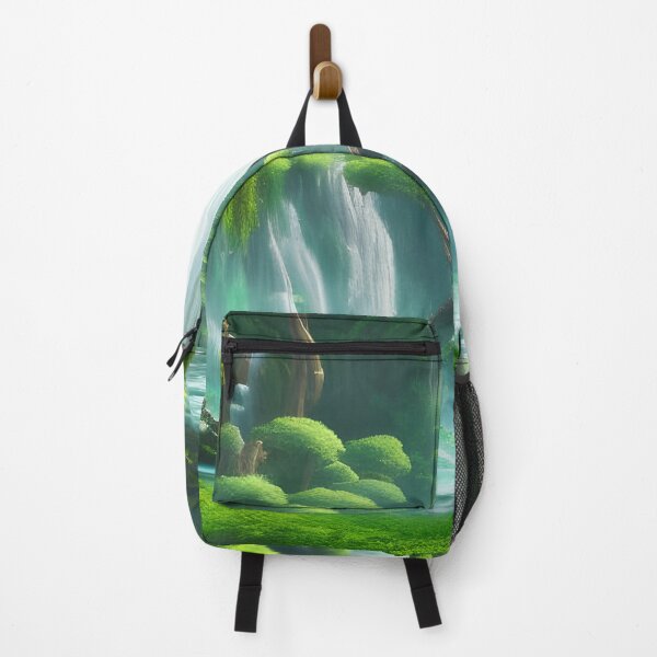 Item preview, Green nature waterfalls designed and sold by nelllkata.