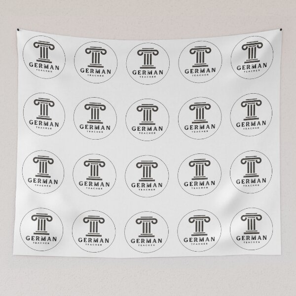 Item preview, German teacher textured column designed and sold by language-des.