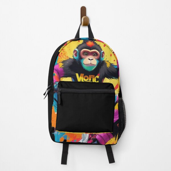 Item preview, Vibrant monkey splashes n spills designed and sold by Gigglyvibes.