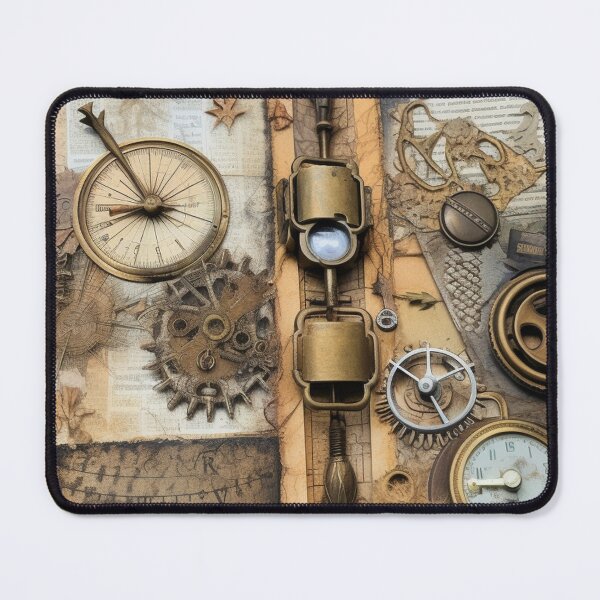 Item preview, Steampunk Junk Journal -Available As Art Prints-Mugs,Cases,Duvets,T Shirts,Stickers,etc designed and sold by born30.