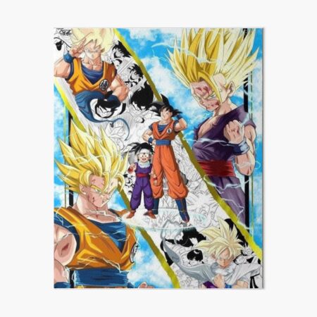 Super Saiyan 3 Goku Art Board Print for Sale by BeeRyeCrafts