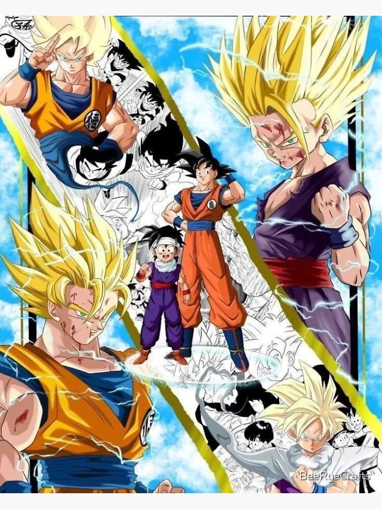 Super Saiyan 3 Goku Poster for Sale by BeeRyeCrafts