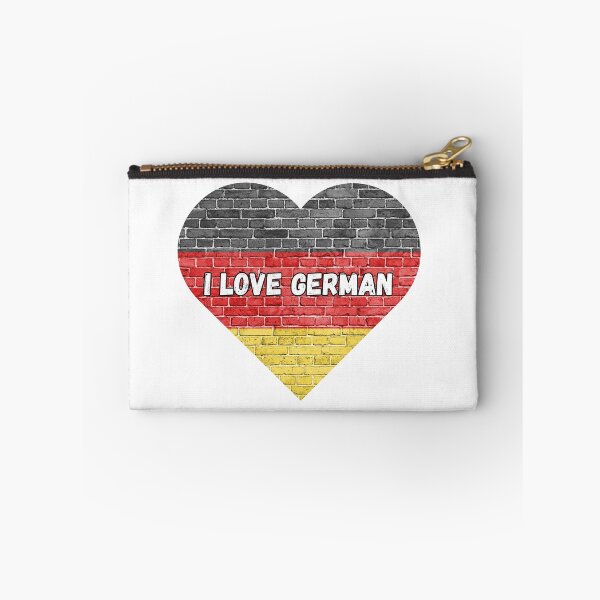 Item preview, I love German, heart with German flag designed and sold by language-des.