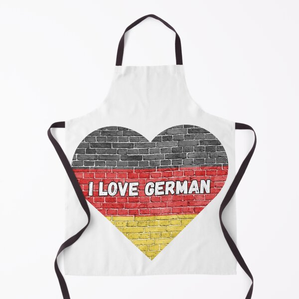 Item preview, I love German, heart with German flag designed and sold by language-des.