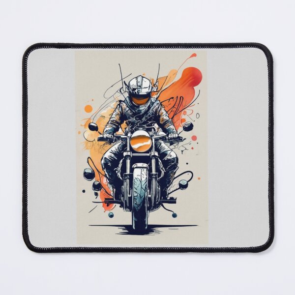 Item preview, Motorcycle Rider Autumn Theme Orange designed and sold by Psycho-Crazy.