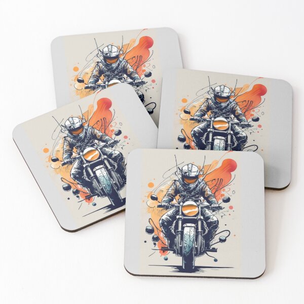 Item preview, Motorcycle Rider Autumn Theme Orange designed and sold by Psycho-Crazy.