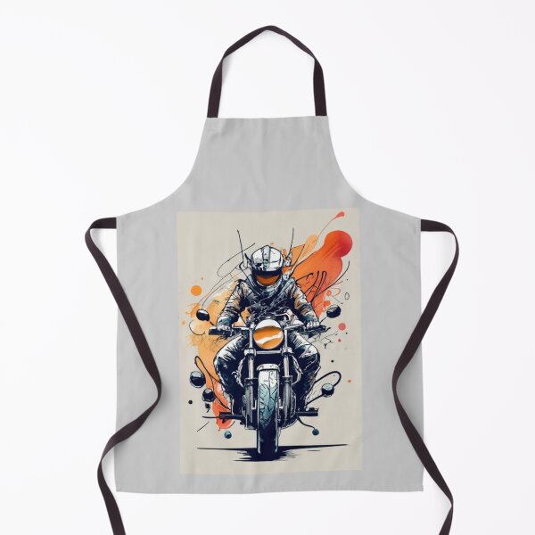 Item preview, Motorcycle Rider Autumn Theme Orange designed and sold by Psycho-Crazy.