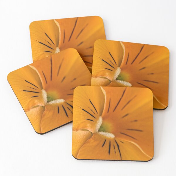 Item preview, A different angle on a sunny orange pansy designed and sold by Art in Nature.