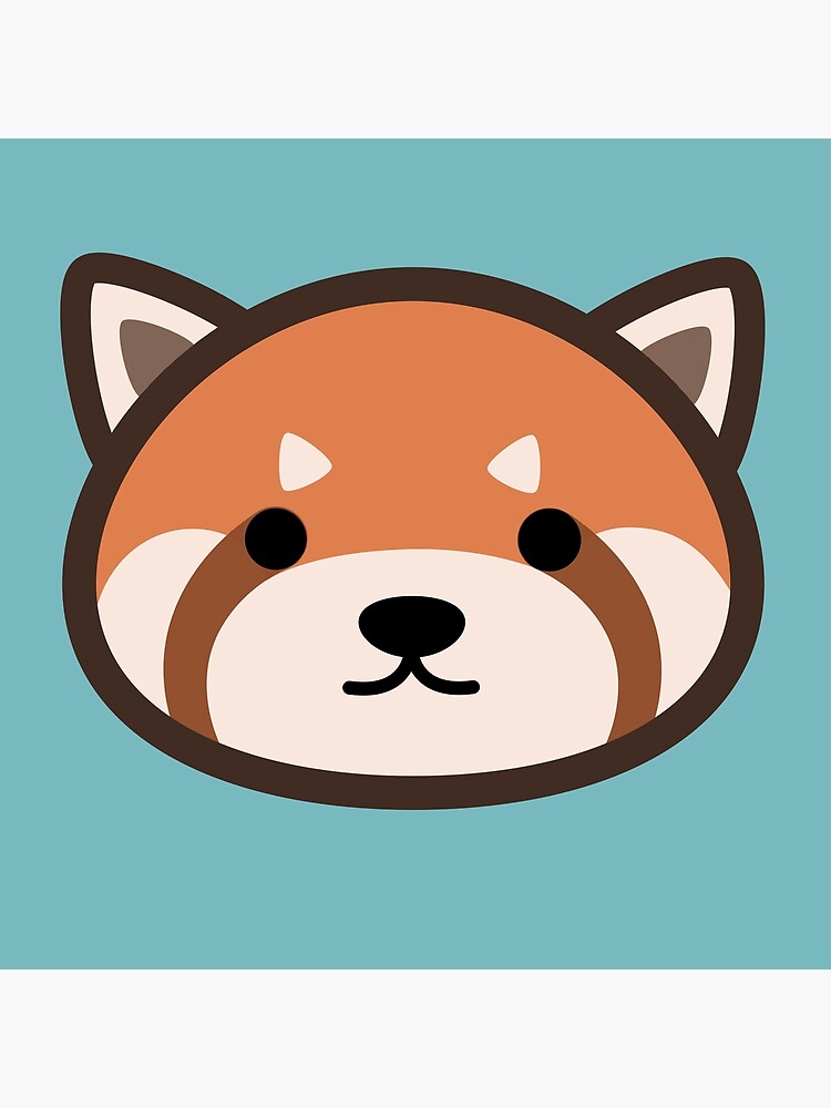 kawaii red panda