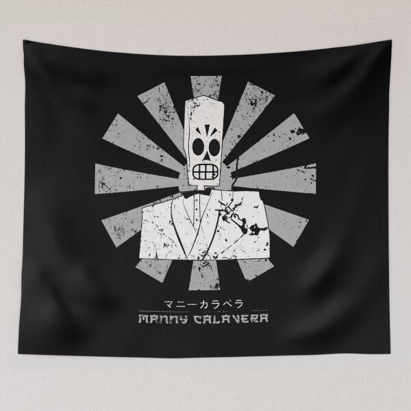 Item preview, Manny Retro Japanese Grim Fandango designed and sold by HarrisonAirPo.