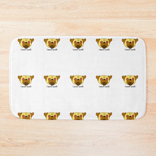 Item preview, Cute pug i woof  designed and sold by Rosa-apothecary.