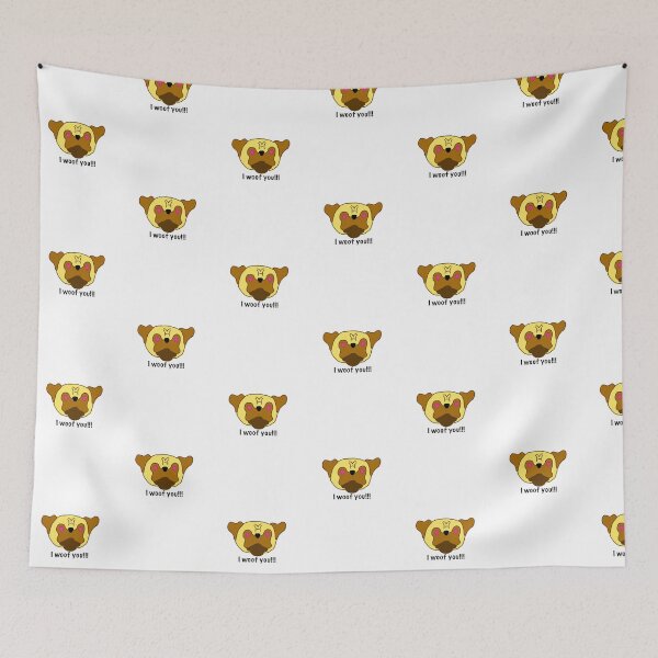 Item preview, Cute pug i woof  designed and sold by Rosa-apothecary.