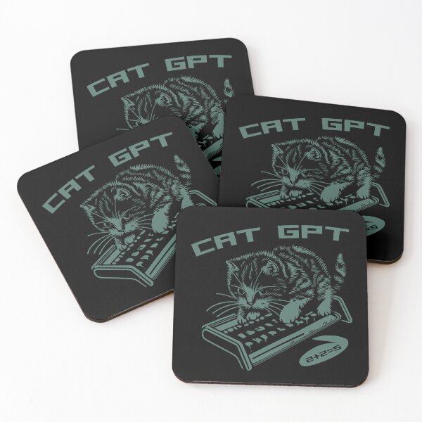 Item preview, chatbot cat designed and sold by RosmirStore.