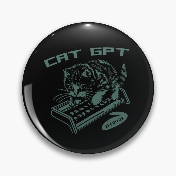 Item preview, chatbot cat designed and sold by RosmirStore.