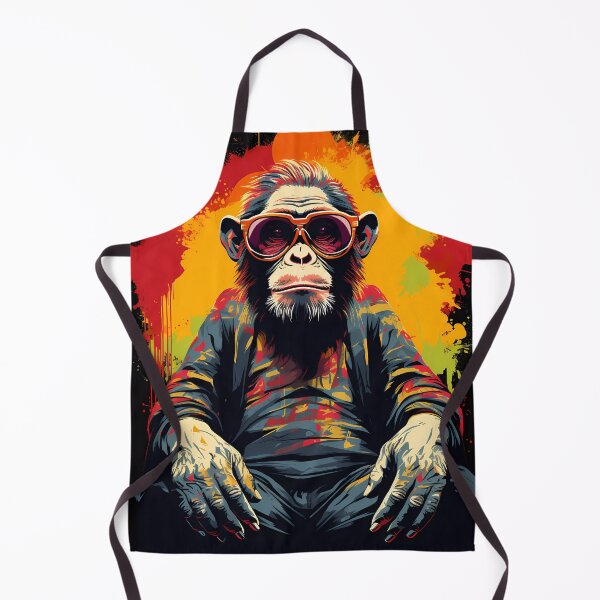 Item preview, “Cool Monkey: Zen and Fly Glasses” designed and sold by Art-Vortex-fr.