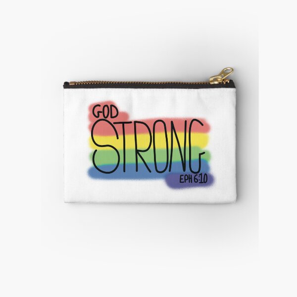 Item preview, God STRONG Bible verse designed and sold by JJJJdoodles.
