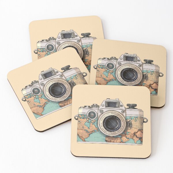 Item preview,  Travel the World camera,old camera designed and sold by J-mina.