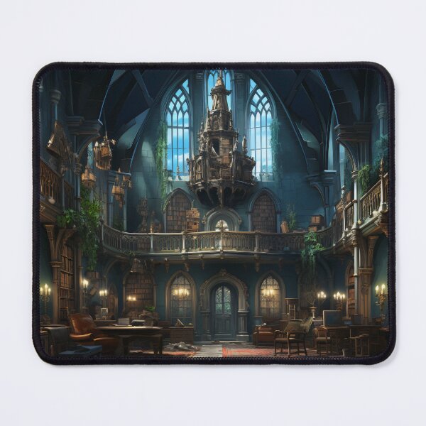 Item preview, Dragon's Sanctum: The Gothic Library Enclave designed and sold by oanaunciuleanu.