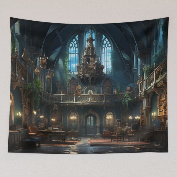 Item preview, Dragon's Sanctum: The Gothic Library Enclave designed and sold by oanaunciuleanu.