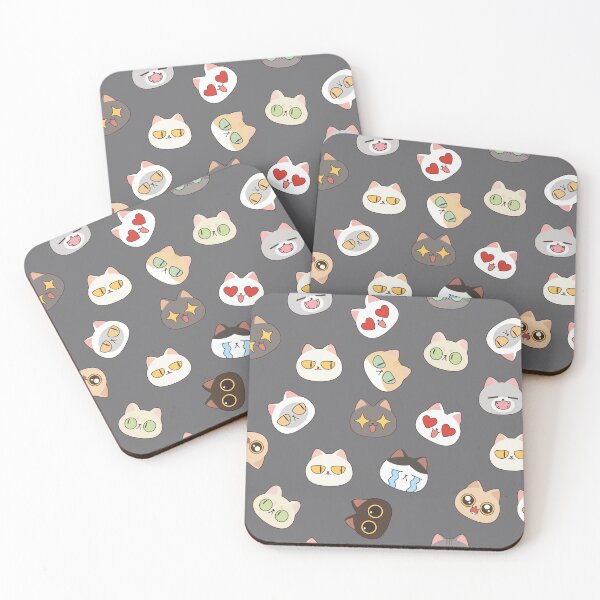 Item preview, kittens on Dark Grey Charcoal designed and sold by ZArt-Creative.