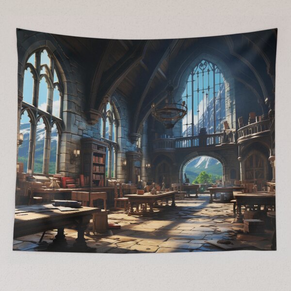 Item preview, Dragon's Sanctum: The Gothic Library Enclave designed and sold by oanaunciuleanu.