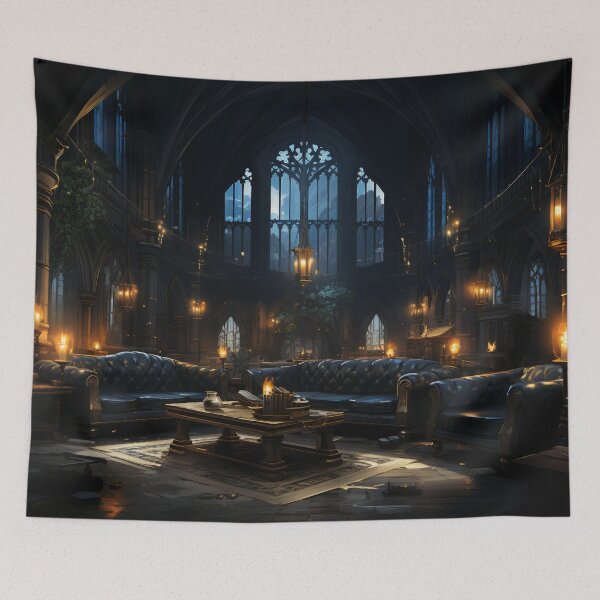 Item preview, Dragon's Sanctum: The Gothic Library Enclave designed and sold by oanaunciuleanu.
