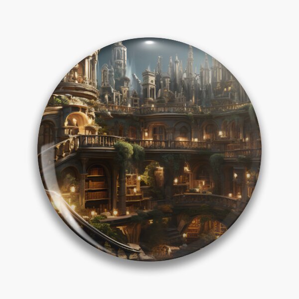 Item preview, Dragon's Sanctum: The Gothic Library Enclave designed and sold by oanaunciuleanu.