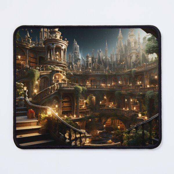 Item preview, Dragon's Sanctum: The Gothic Library Enclave designed and sold by oanaunciuleanu.