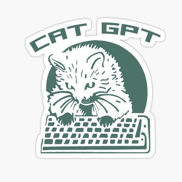 Item preview, Chatbot Cat designed and sold by RosmirStore.