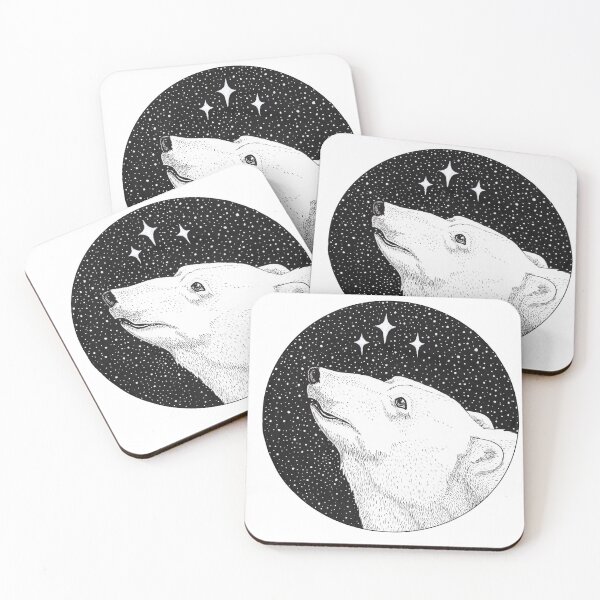 Item preview, Polar Bear Night Sky designed and sold by kohola-kai.