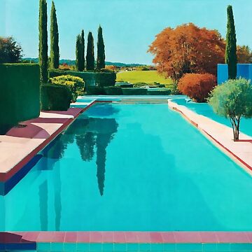 Aperçu de l'œuvre Au bord de la piscine 2 de MadeleinesINK