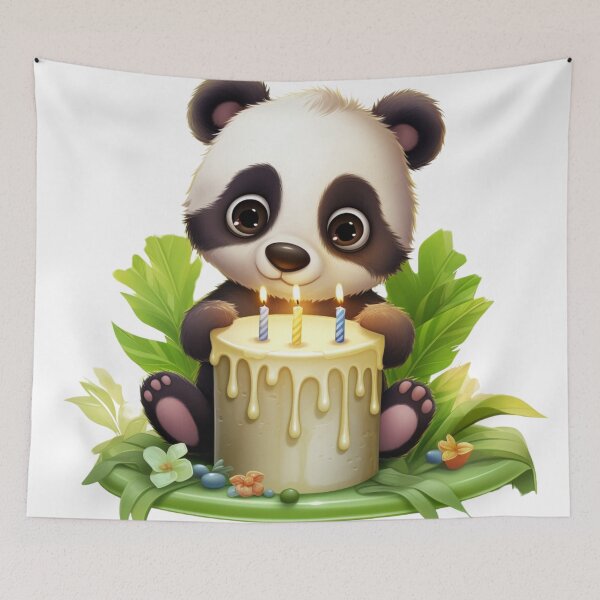 Item preview, Tropical Panda Birthday Bliss: Cute and Festive Design designed and sold by PandaPlanner.