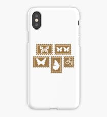 Butterfly stamp collection iPhone Case/Skin