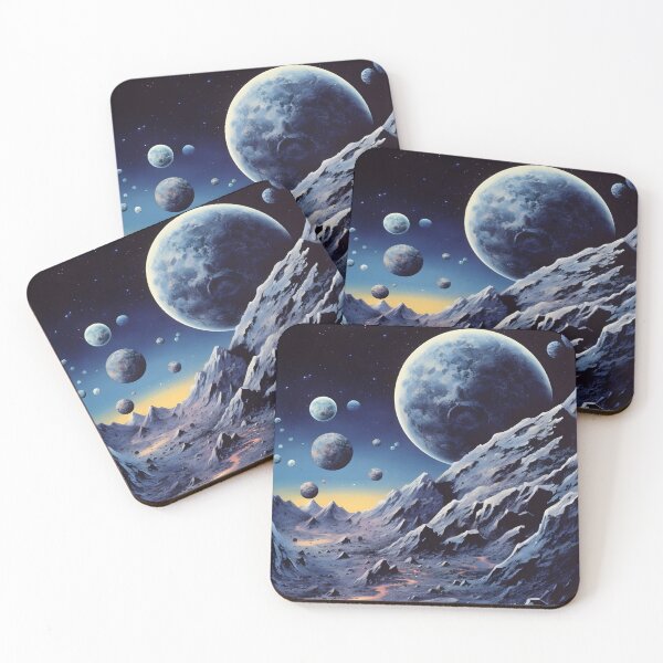 Item preview, Cosmic Landscape of Extraterrestrial Surface, Planets and Shining Stars designed and sold by Je-we.