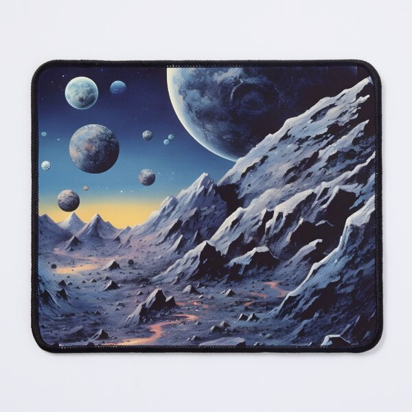 Item preview, Cosmic Landscape of Extraterrestrial Surface, Planets and Shining Stars designed and sold by Je-we.