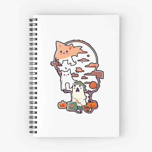 Item preview,  Cute ghost cat Halloween  Hallows Eve Art  designed and sold by sdartproject.